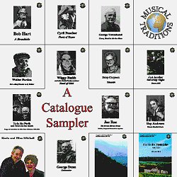 Cover picture - a collage of the covers of all 14 CDs from which the Sampler's tracks are drawn.