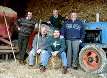 L to R: Neil Ridley, Gerald Millen, Howard Millen, Hilary Millen, Don Levett.  Photo courtesy Simon Evans