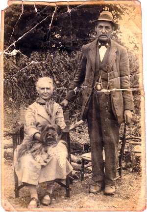 Gilbert Davies' parents, c.1900