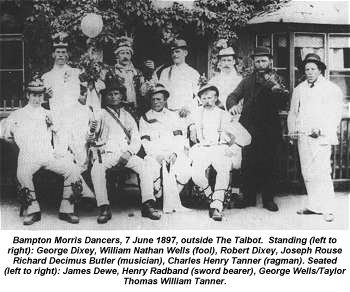 Photo of Bampton side from 1897