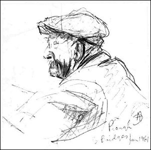 Jim Wilson - sketch by Audrey Matthews, Jan 1961