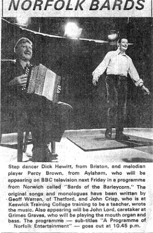 Percy and Dick on TV