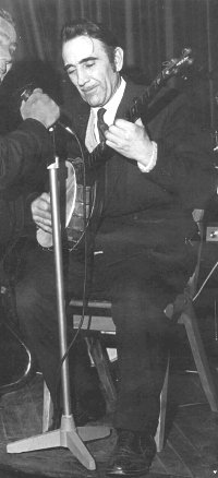 Ray playing at a football club social - early 1980s.
Photo courtesy Dave Andrews