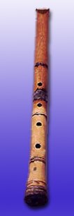 Photo of a shakuhachi.