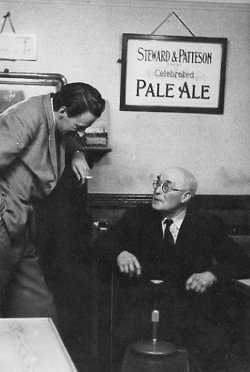 Seamus Ennis with Ben Baxter in the Vernon Arms